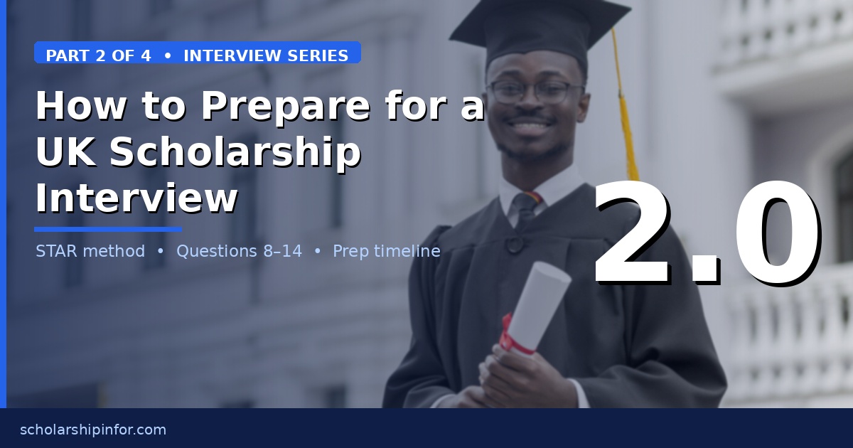 UK Scholarship Interview Questions: How to Prepare Using the STAR Method (Part 2)