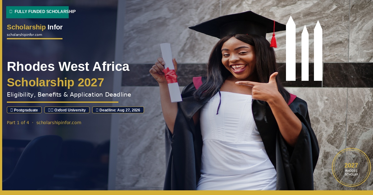 Fully Funded Rhodes West Africa Scholarship 2027 Eligibility, Benefits, and Application Deadline