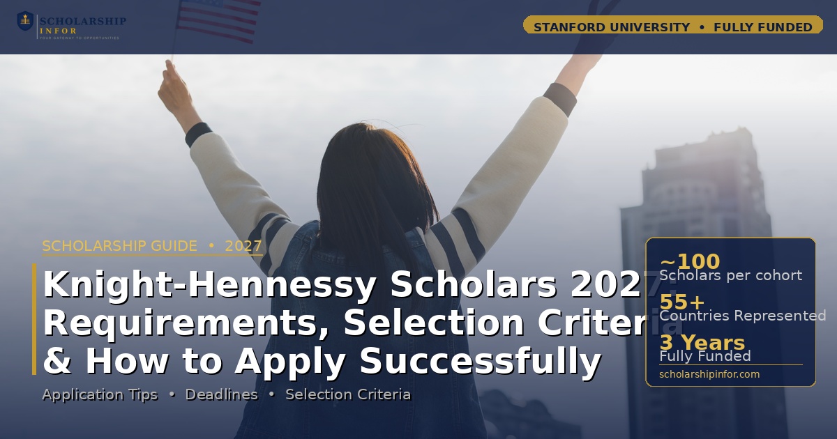 Knight-Hennessy Scholars 2027 Fully Funded Stanford Scholarship for All Countries
